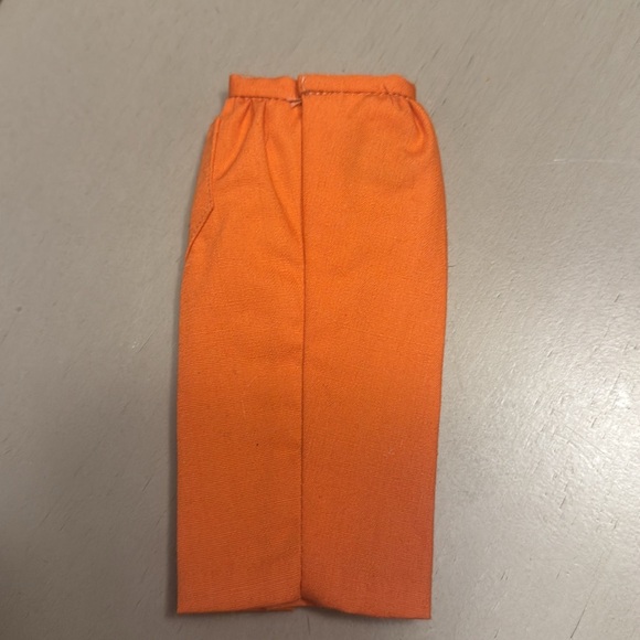 Barbie doll clothes 1962 Cotton PAK orange sheath skirt - Picture 2 of 4